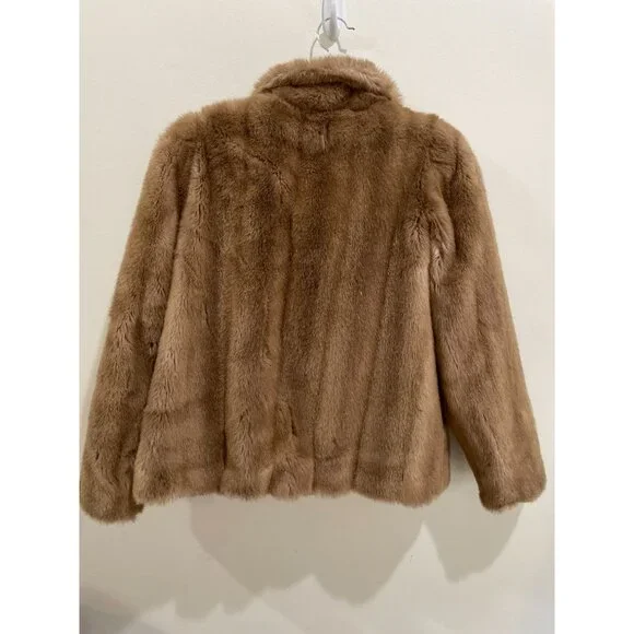Vintage Mincara Faux Fur Coat By Russel Taylor Women's Medium - Picture 2 of 9